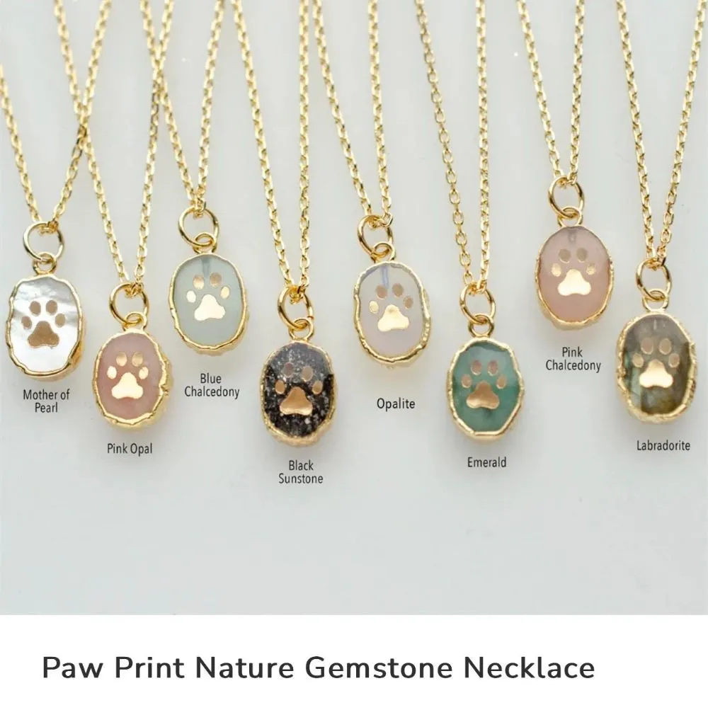 Paw Print Necklace